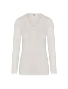 Beeren Dames Thermo Onderblouse Lange Mouwen Wit