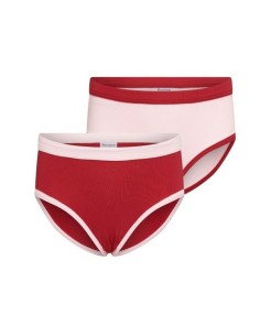 Beeren Meisjes Mix&Match slips L.Roze/D.Rood 2Pack